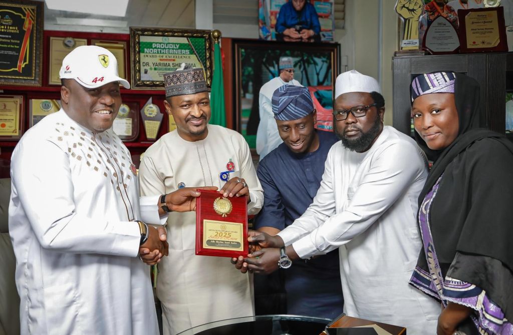 AREWA HUMANITARIAN INITIATIVE CONFERS MERITORIOUS AWARD ON ALHAJI SHEHU SANI SADO IN&nbsp;KADUNA